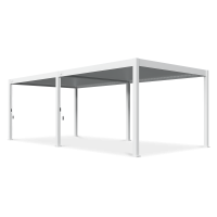Terasa pergola DELUXE White - Gutroof 3.6x7.2