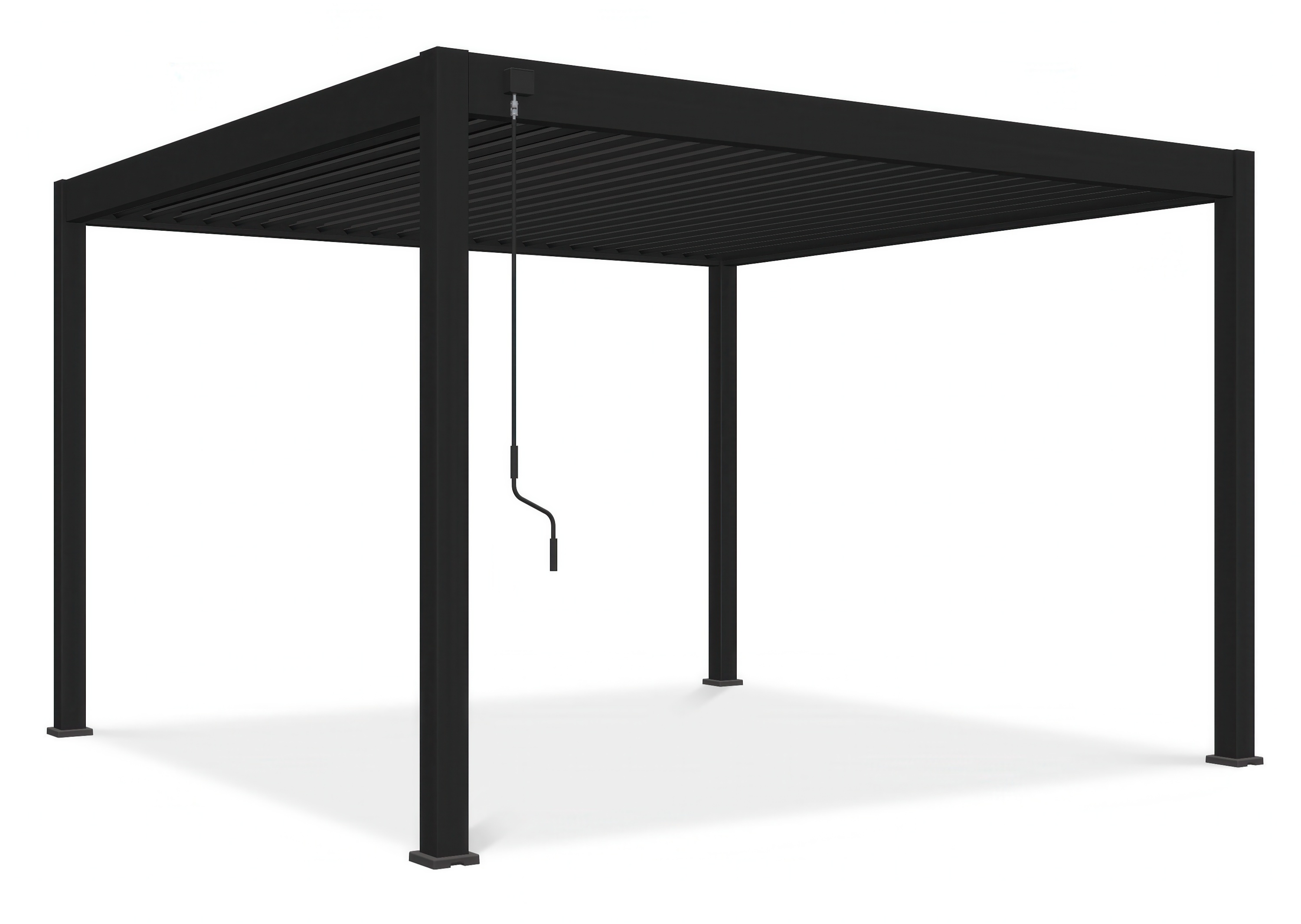 Pergola tarasowa DELUXE 3,6x4 Anthracite - Gutroof