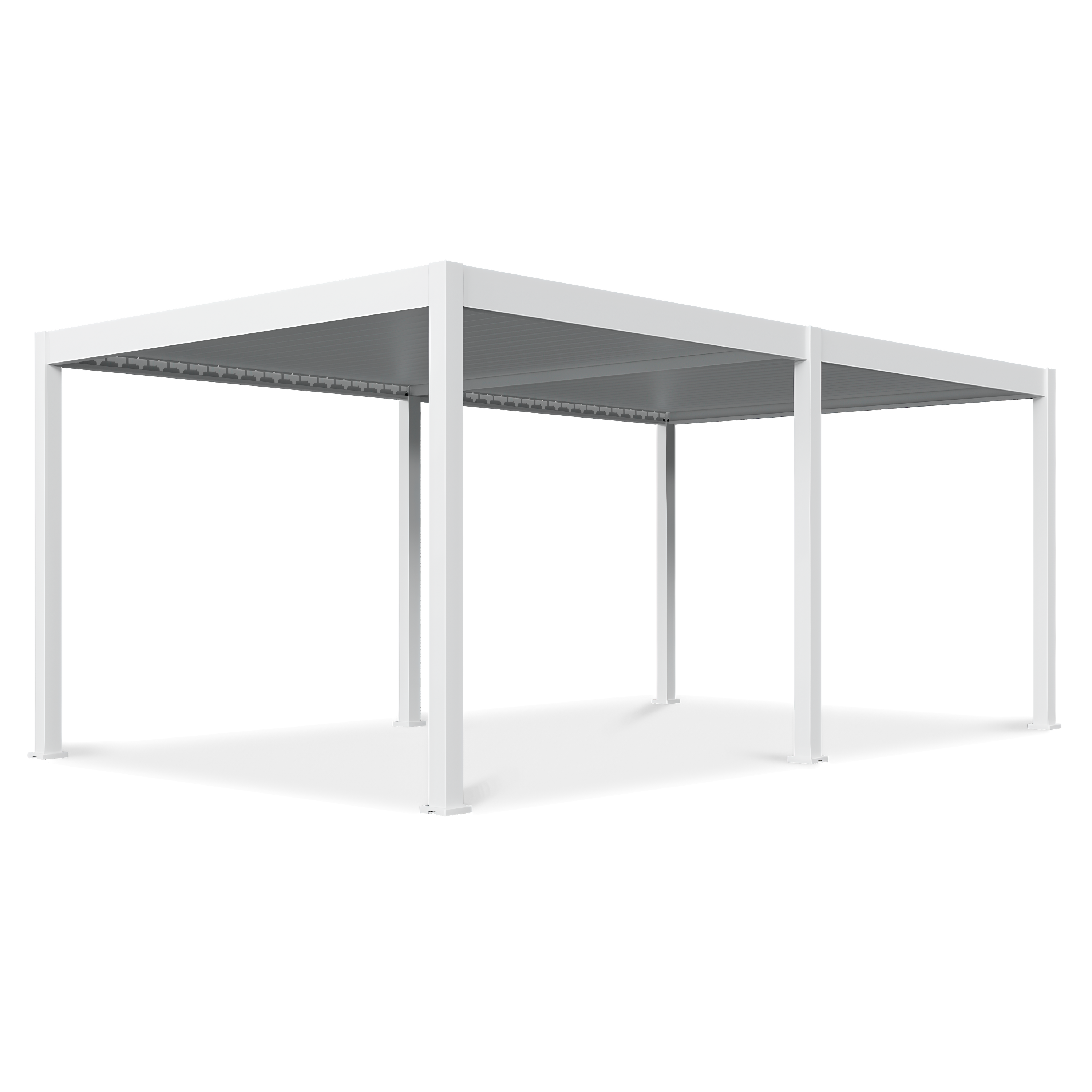 Terasa pergola DELUXE Automatic + LED 3,6x6 White - Gutroof