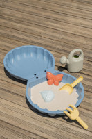 Dvoudílné pískoviště s příslušenstvím zelené 70x35x9 cm - Smoby