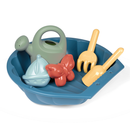 Pískoviště s příslušenstvím zelené, 35x35x9cm - Smoby