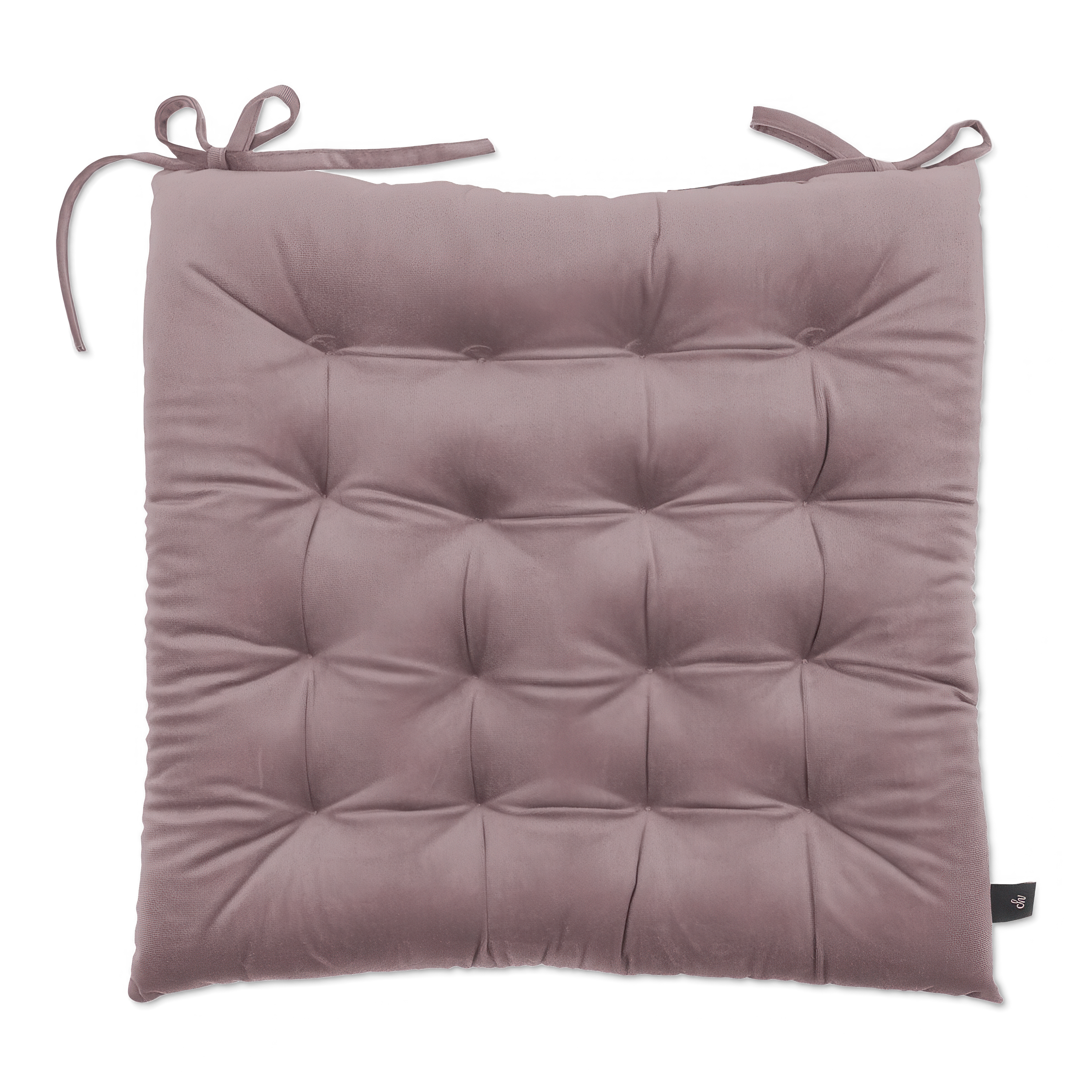 Růžový polštář na židli 43x43 Pierre - MOODME