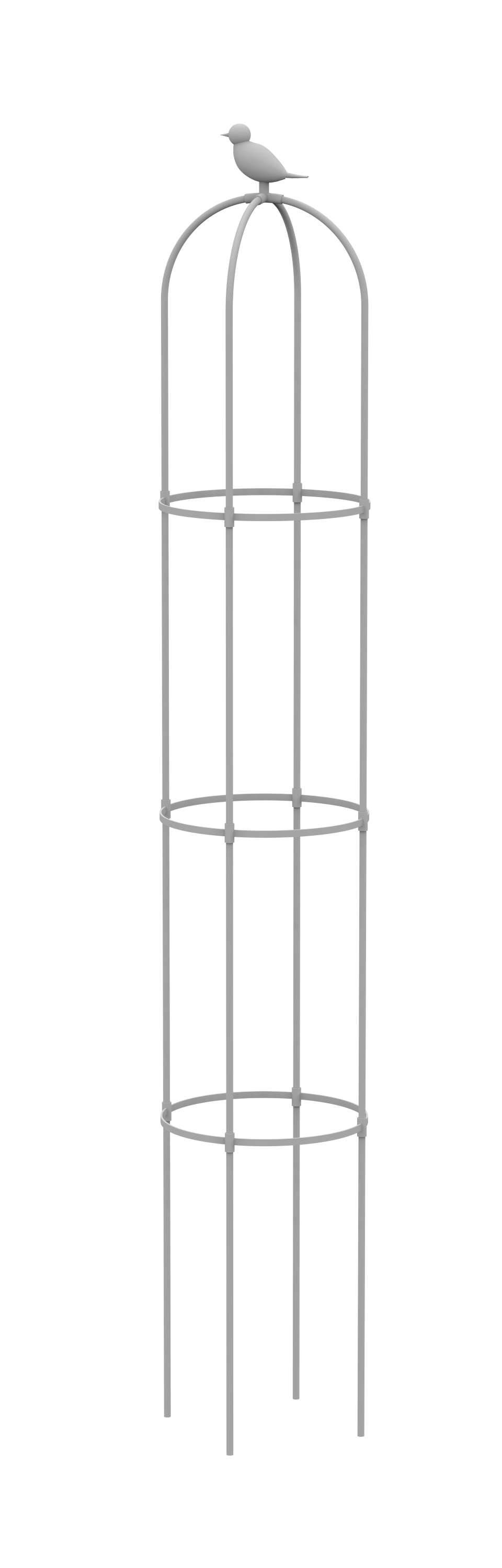 Bílá pergola pro růže, výška 180 cm, kov - Cultivo