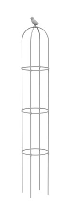 Bílá pergola pro růže, výška 180 cm, kov - Cultivo