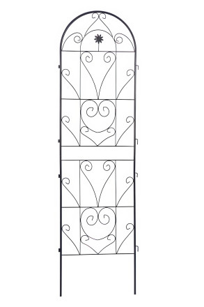 Sada dvou podpěr pro rostliny 190x55 cm - vzor srdce - Cultivo