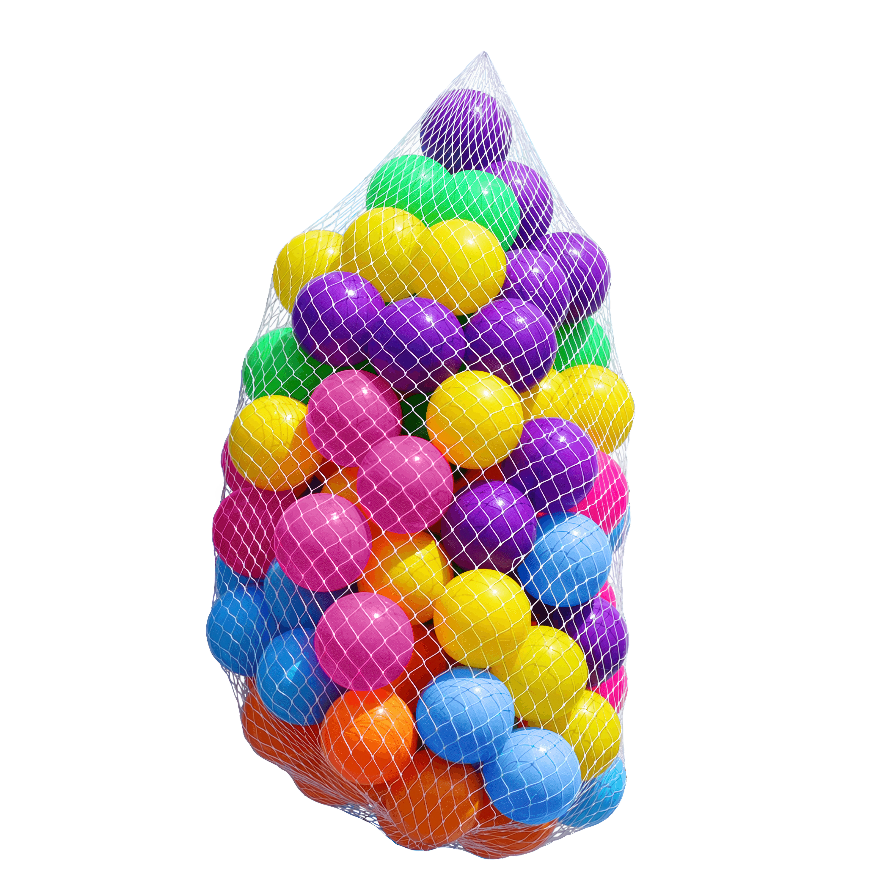 Sada 150 kusů kulečníkových koulí, plastové koule, 6 barev - Everplast