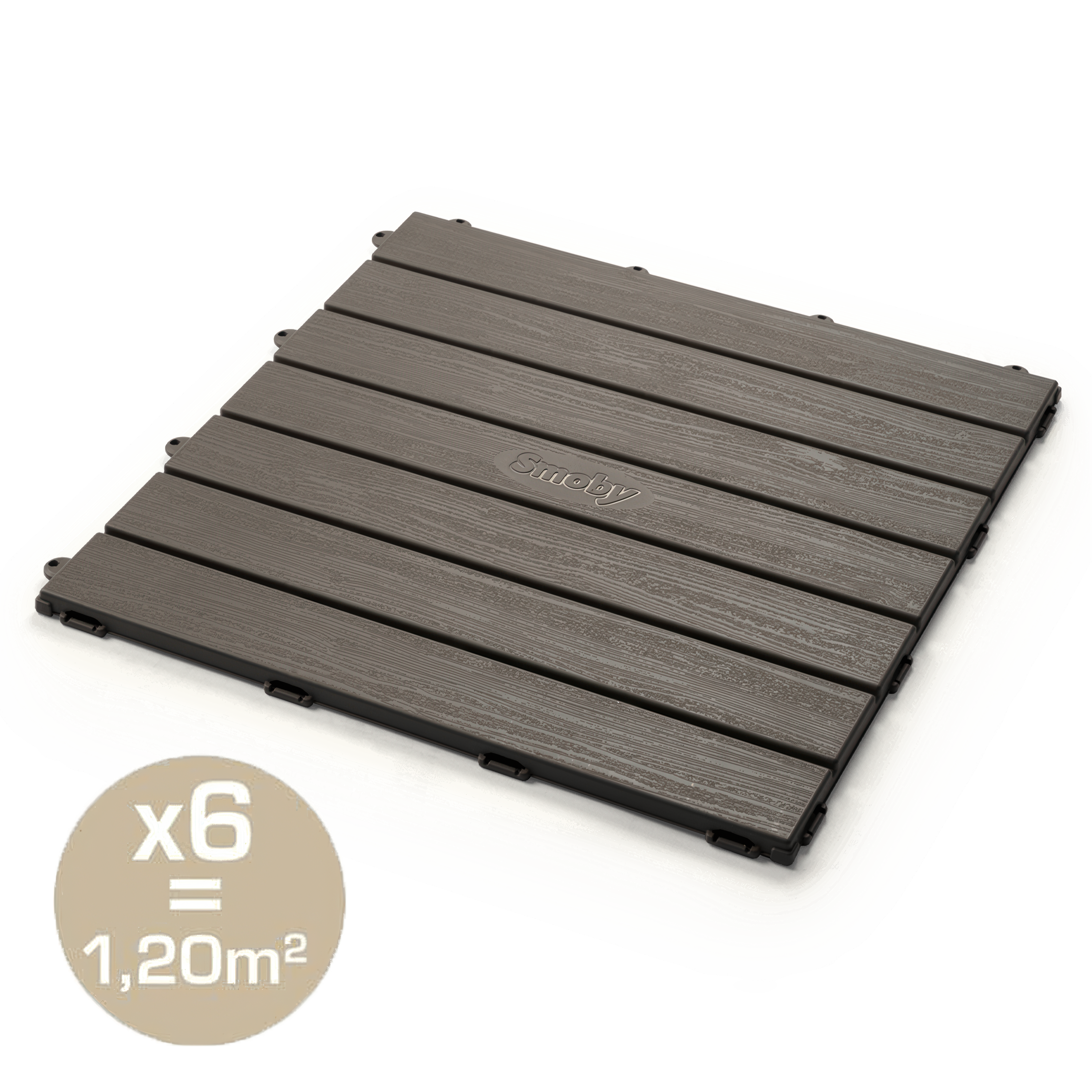 Podlaha na chalupě, rozměry 45x45x1,5cm - Smoby 