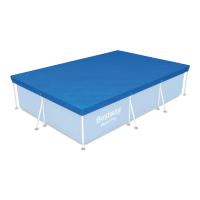 Krycí plachta na bazén Flowclear 3 x 2 m - BESTWAY 58106