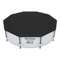 Krycí plachta na bazén Flowclear 3,05 m - BESTWAY 58036