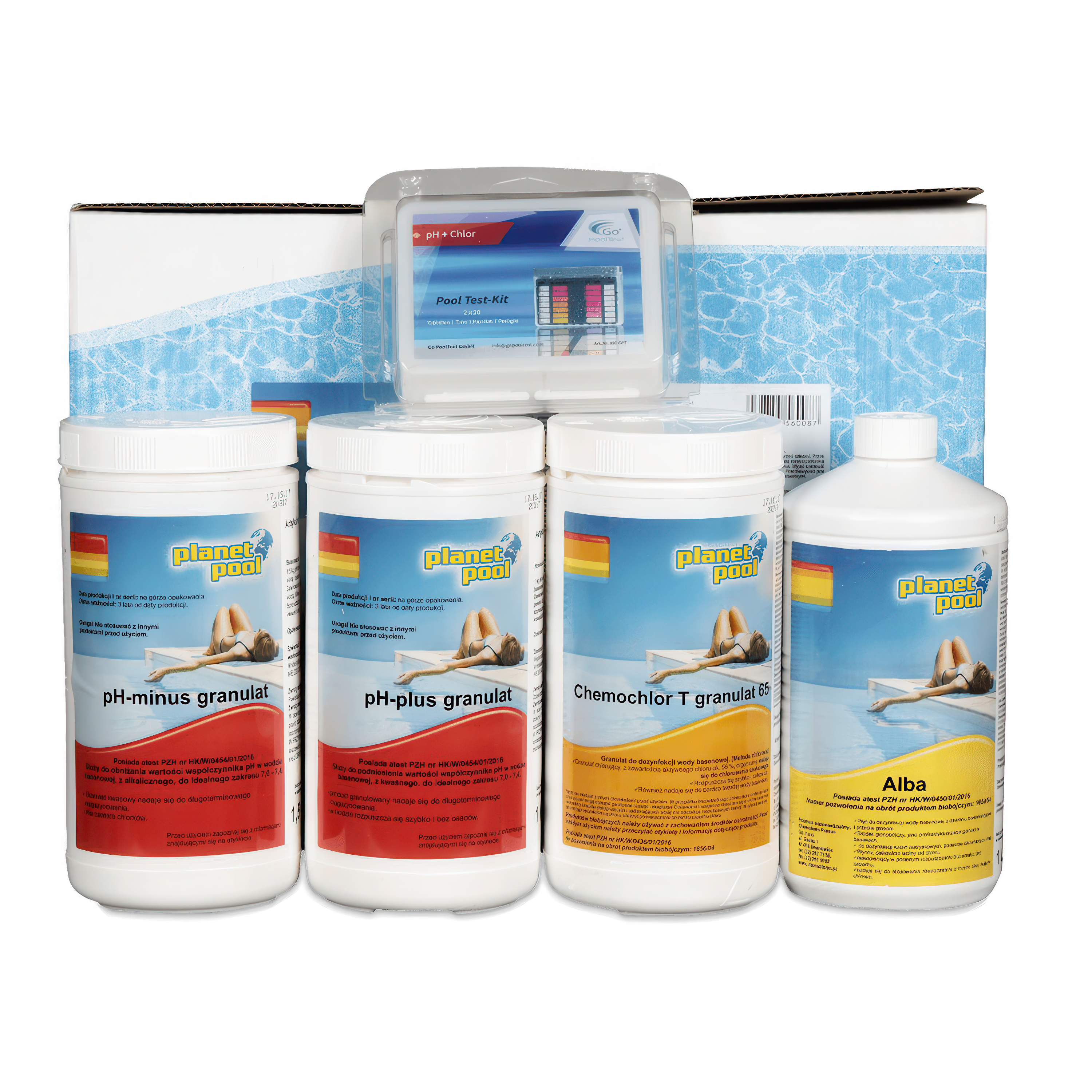 Startovací sada pro bazény 6v1 - CHEMOFORM