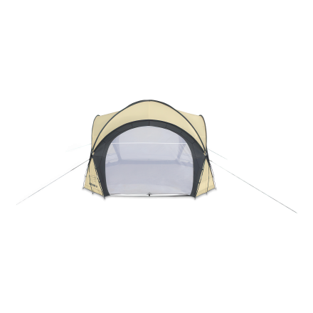 beżowe zadaszenie do basenu