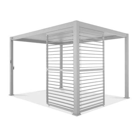 Pergolový panel PREMIUM 4m bílý, nastavitelný - GUTROOF