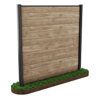 Rozpětí plotu 1,8x1,8 m pro upevnění v zemi Ashwood – Keter