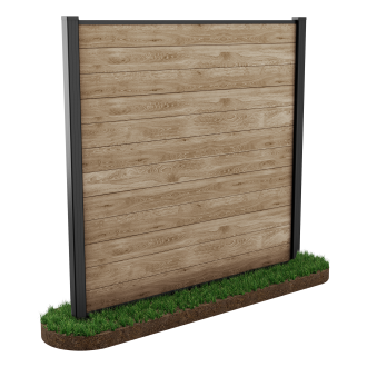 Rozpětí plotu 1,8x1,8 m pro upevnění v zemi Ashwood – Keter