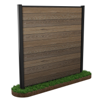 Rozpětí plotu 1,8x1,8 m pro upevnění v zemi Ořech – Keter