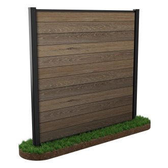 Rozpětí plotu 1,8x1,8 m pro upevnění v zemi Ořech – Keter