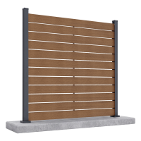 Zahradní panel pro tvrdý podklad 1,8 m NEO Teak - Gutroof
