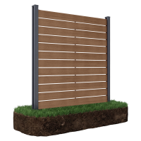 Zahradní plotovka do měkkého podkladu 1,8 m NEO Teak - Gutroof