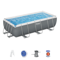 Sada zahradního bazénu s rámem POWER STEEL 4x2x1m - Bestway 56441