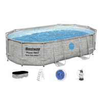 Power Steel Swim Pool Vista Series 4,88 x 3 x 1 m - BESTWAY 56946