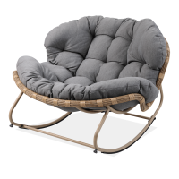 Houpací křeslo RODOS Natural/Grey - Focus Garden