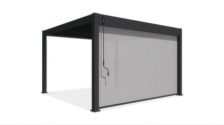 Roleta opuszczana do pergoli ELEGANCE/DELUXE/FUSION 4 m Anthracite - Gutroof