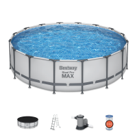 Ocelový bazén Pro Max s kulatým rámem 4,88x1,22 m - BESTWAY 5612Z