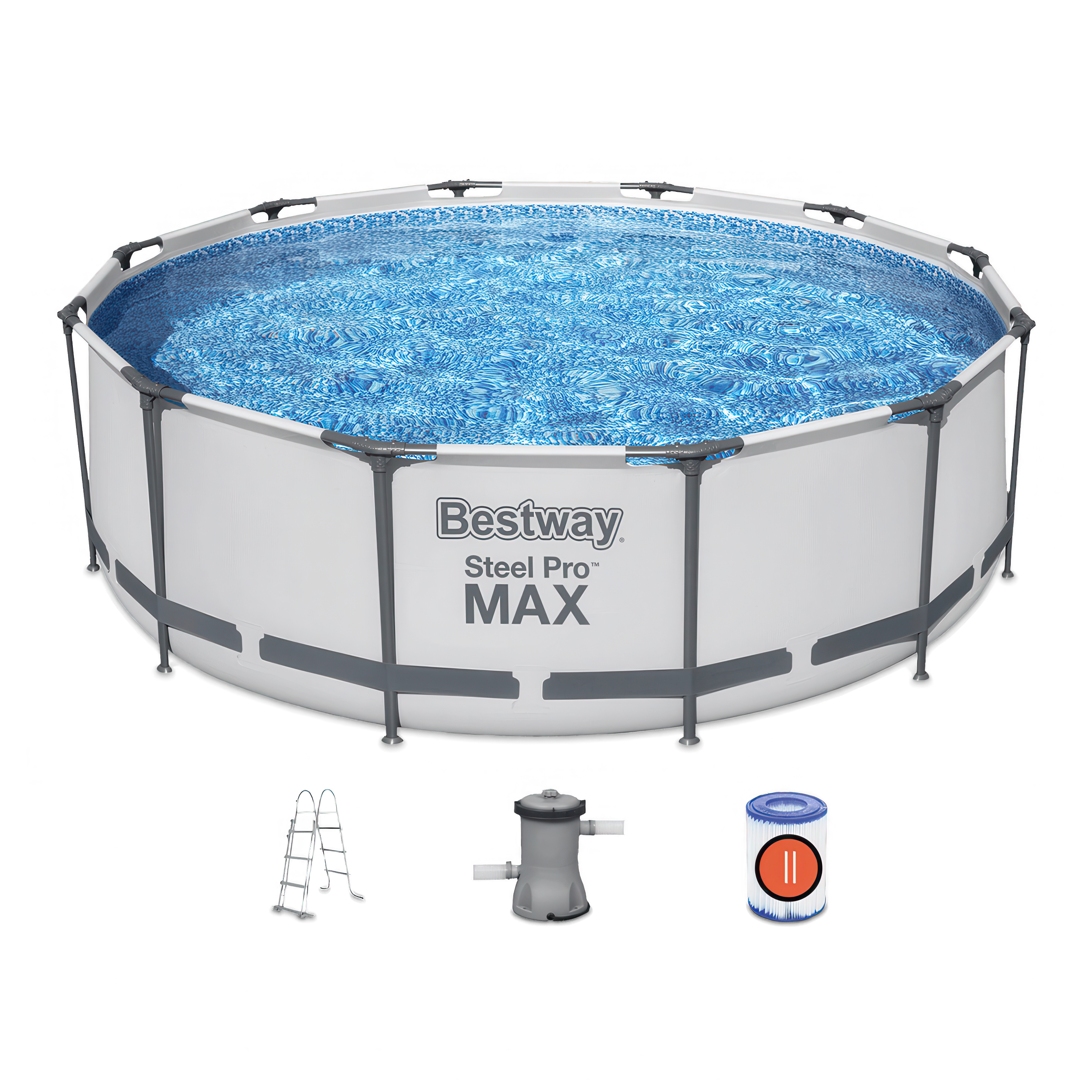 Kulatý bazén s rámem Steel Pro Max 3,66 x 1,22 m - BESTWAY 56420