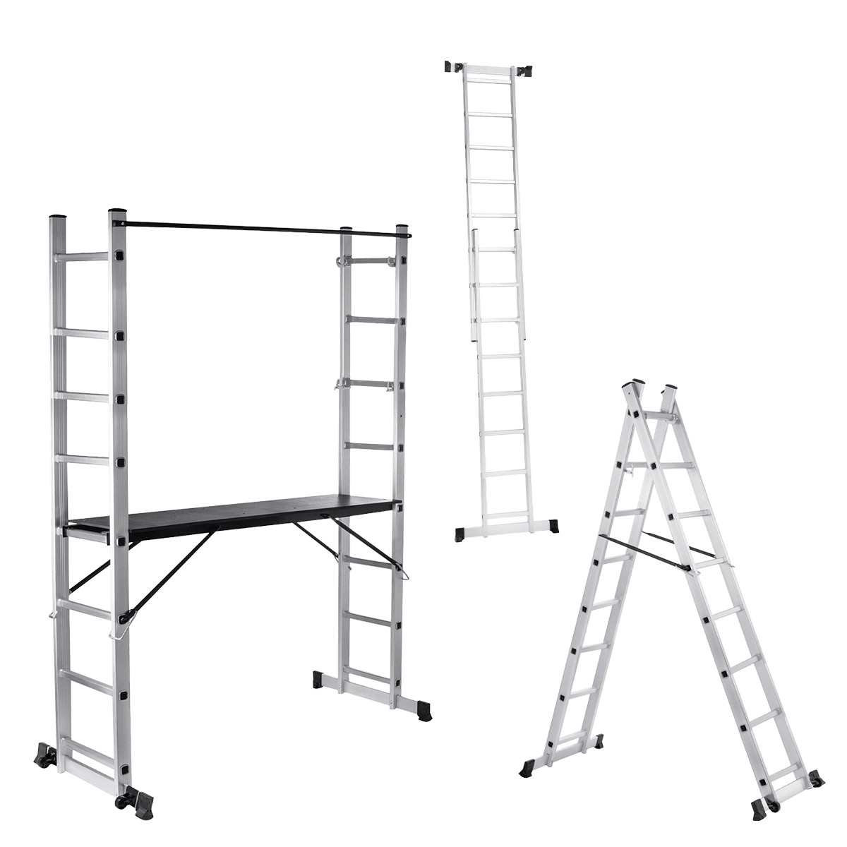 Hliníkové žebříkové lešení 2x8 – HARDMAISTER