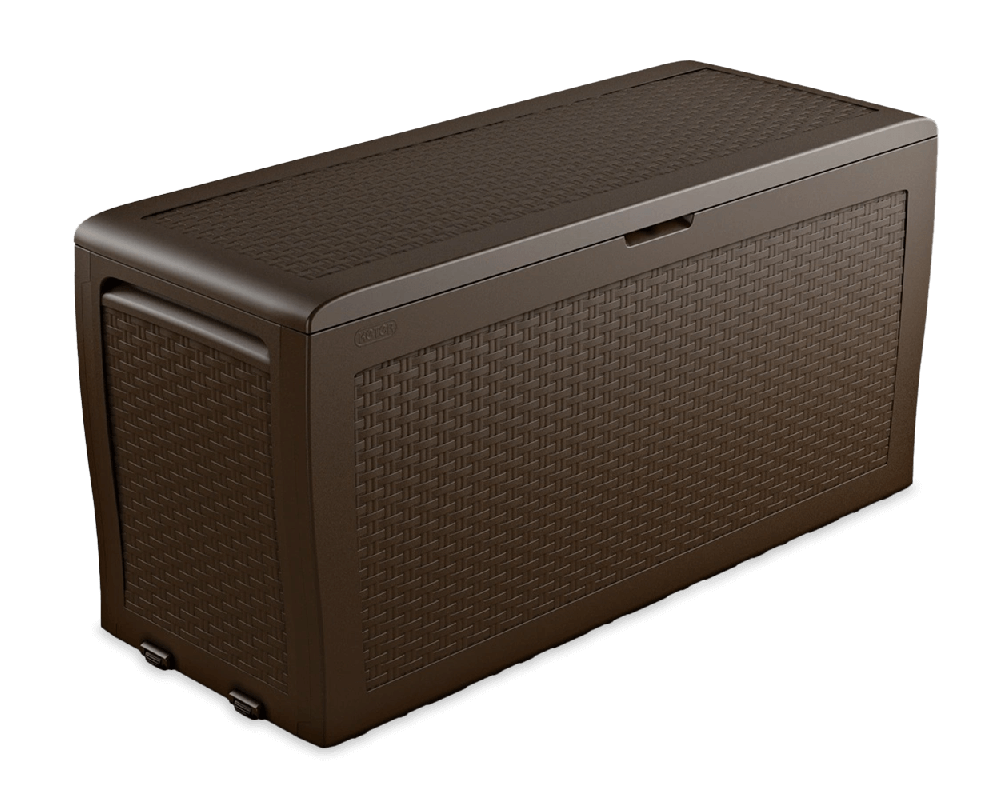 Balkonový box Keter SAMOA RATTAN BOX 270L Brown