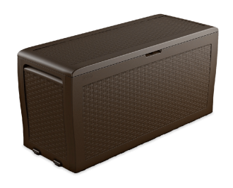 Balkonový box Keter SAMOA RATTAN BOX 270L Brown