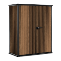 Zahradní úložný box Deco Vertical 1400L Venetian Brown – Keter