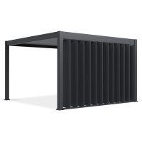 Nastavitelná panelová stěna pro pergolu ELEGANCE/DELUXE/FUSION 4m antracit - Gutroof