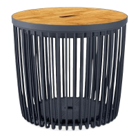 Clubo 1+1 set 39x39x36cm, antracit - PROSPERPLAST