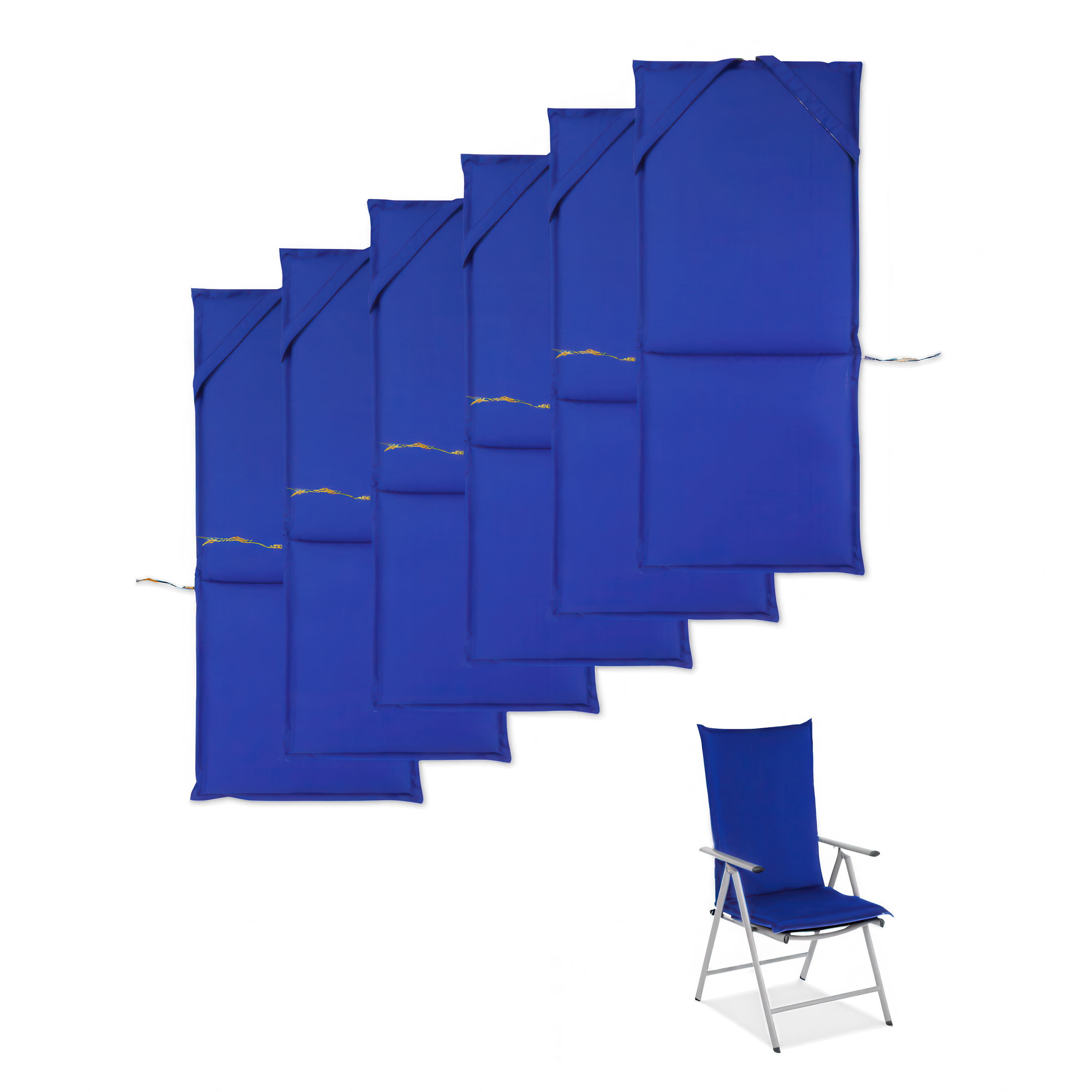 Sada zahradních polštářů Sea Flower 6ks - MOODME