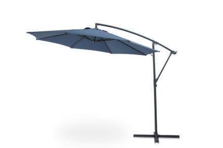 Parasol ogrodowy boczny SANTORINI 3m Navy Blue - Focus Garden