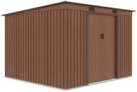 OREGON 261x241cm Ořechová kůlna na nářadí - Hardmaister