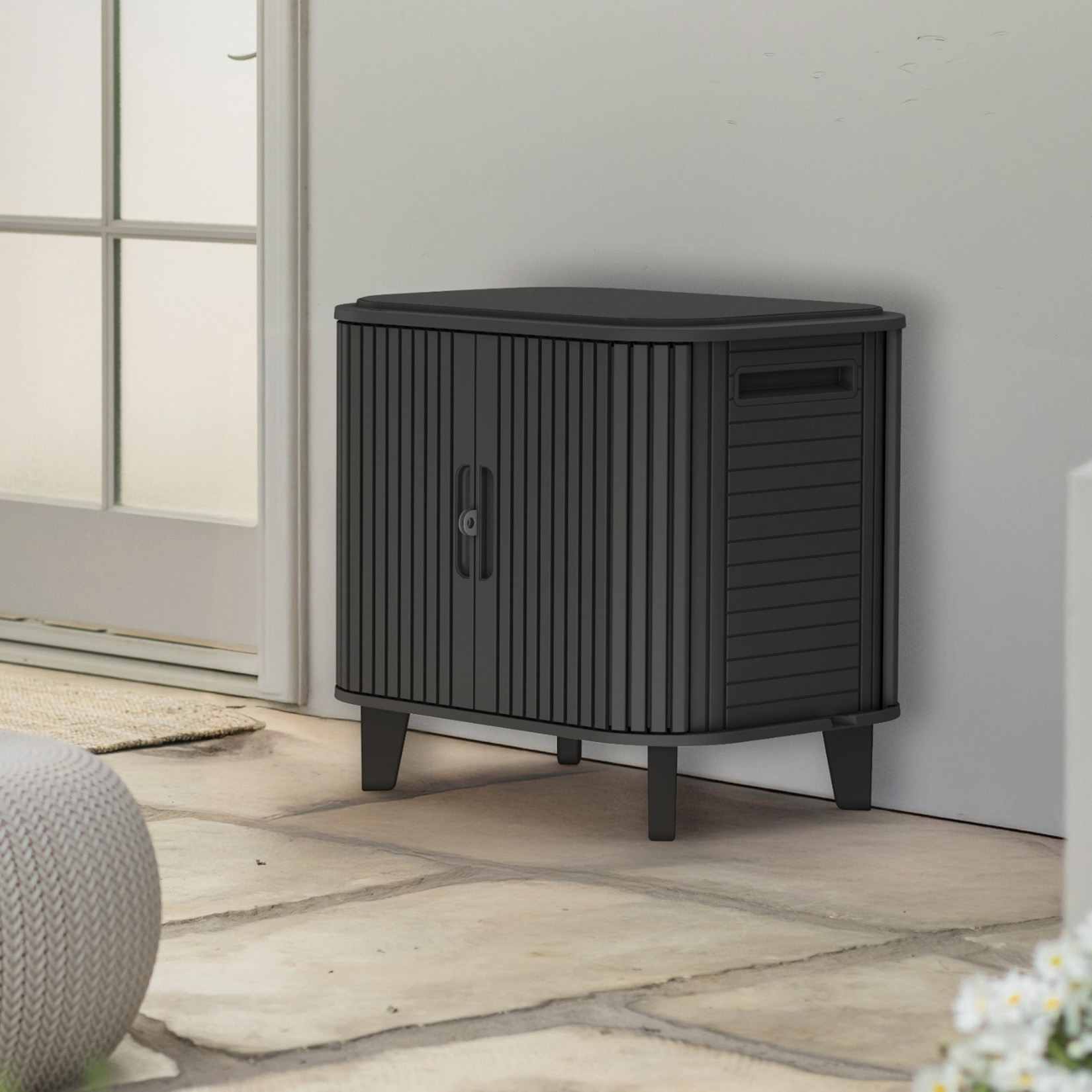 VELO 113L Šedý balkonový box - Keter