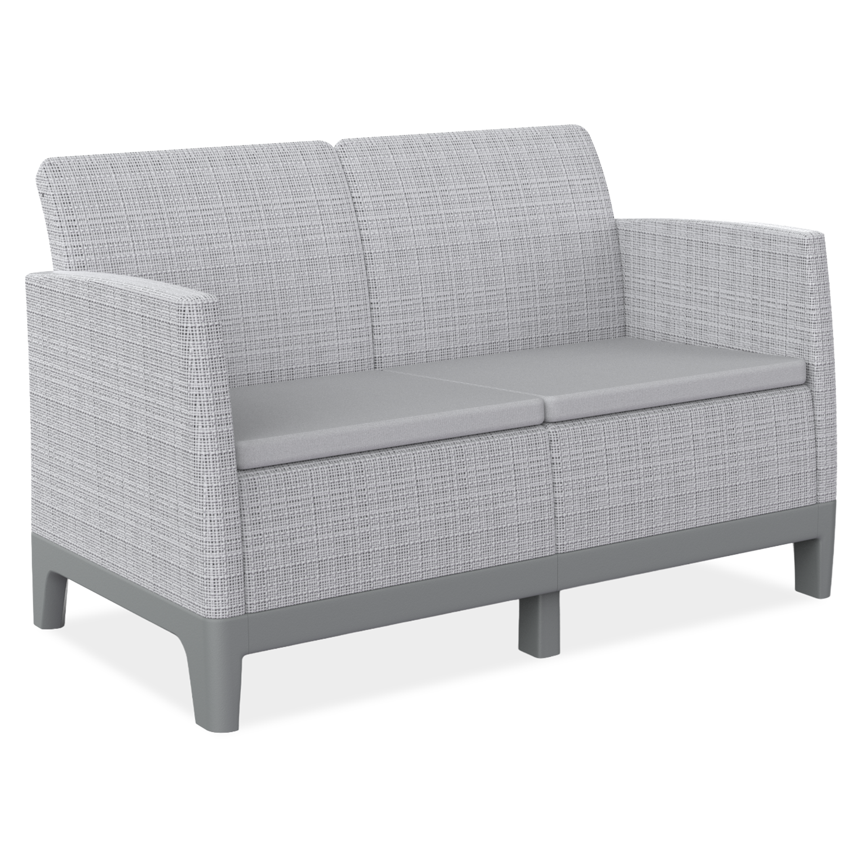 Sedačka Scandi Forma 2 Ash Grey-Storm Grey / Light Grey - Keter