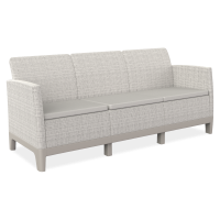 Zahradní pohovka Scandi Forma 3 Pebble Grey-Soft Beige / Oat - Keter