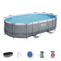 Nadzemní bazén se sadou POWER STEEL 4,8x3x1m - Bestway 56448