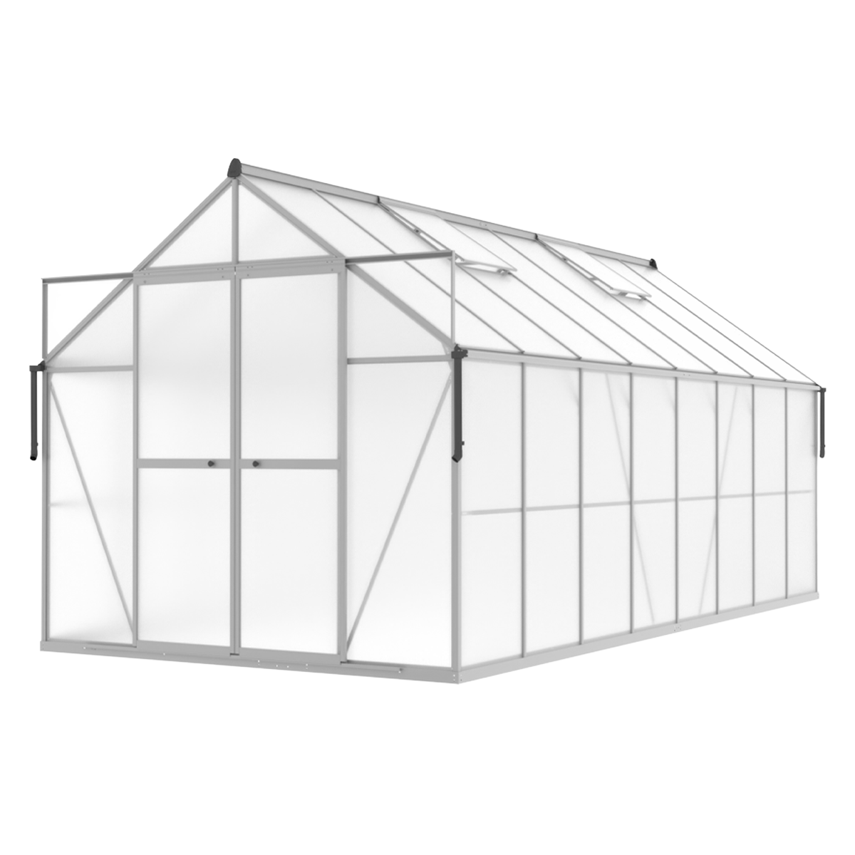 szara szklarnia na rozsady "slide in"