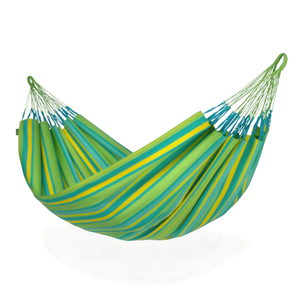 Klasická houpací síť pro dvě osoby BRISA Lime - LA SIESTA