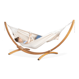 Stojan pro dvojitou houpací síť ELIPSO Nature - LA SIESTA