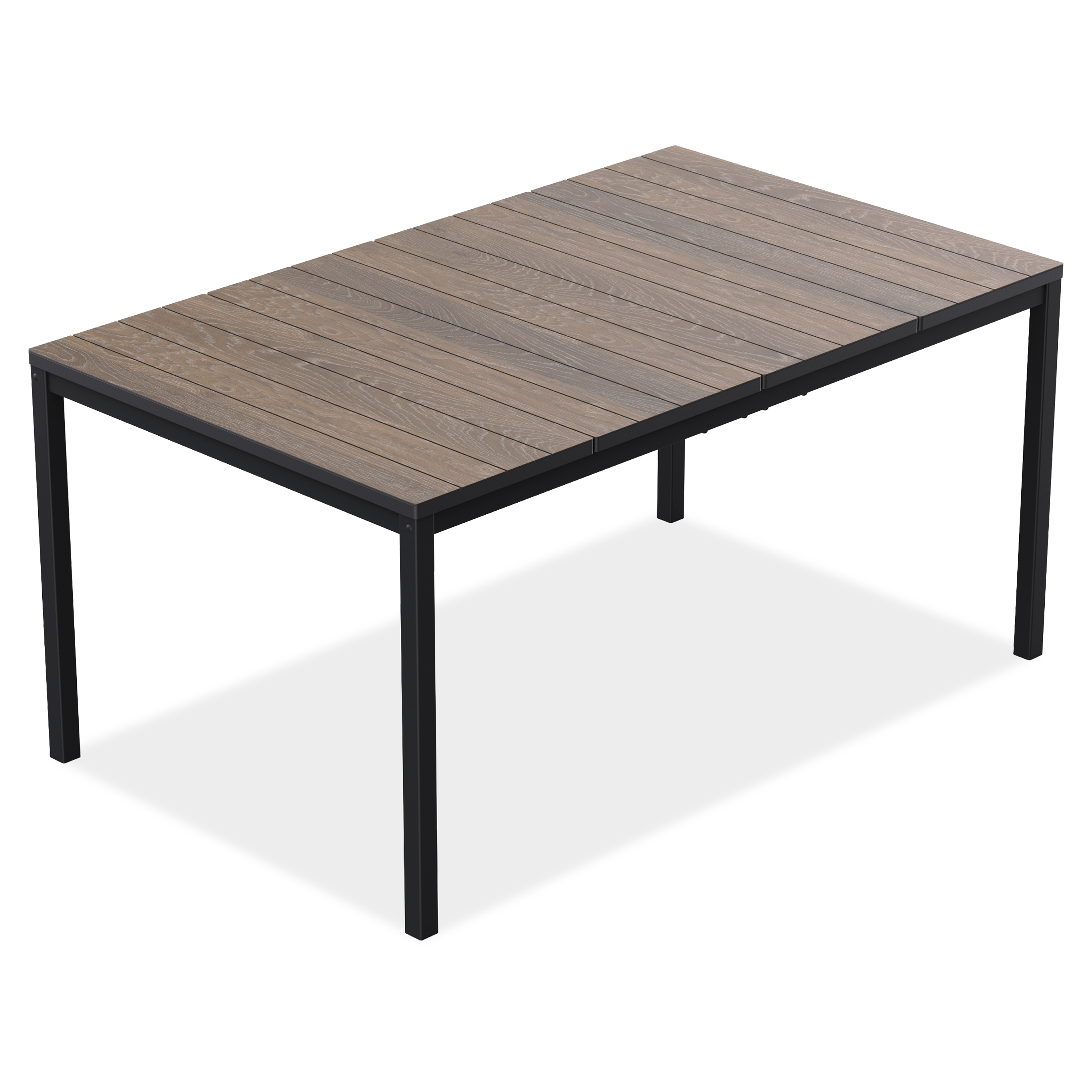 Zahradní stůl DECO PORTO NOVA 160 Black + Walnut - Keter