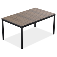 Zahradní stůl DECO PORTO NOVA 160 Black + Walnut - Keter