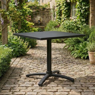 Hliníkový stůl ALVIA/GRANO 80 cm - Bjørkka