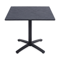 Stůl s hliníkovou podnoží ALVIA/VENA 80 cm - Bjørkka