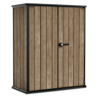 Venkovní zahradní skříň Deco Vertical 1400L Dub – Keter