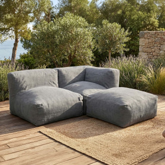 Modulární zahradní roh ALORA Lite Grey - Bjørkka